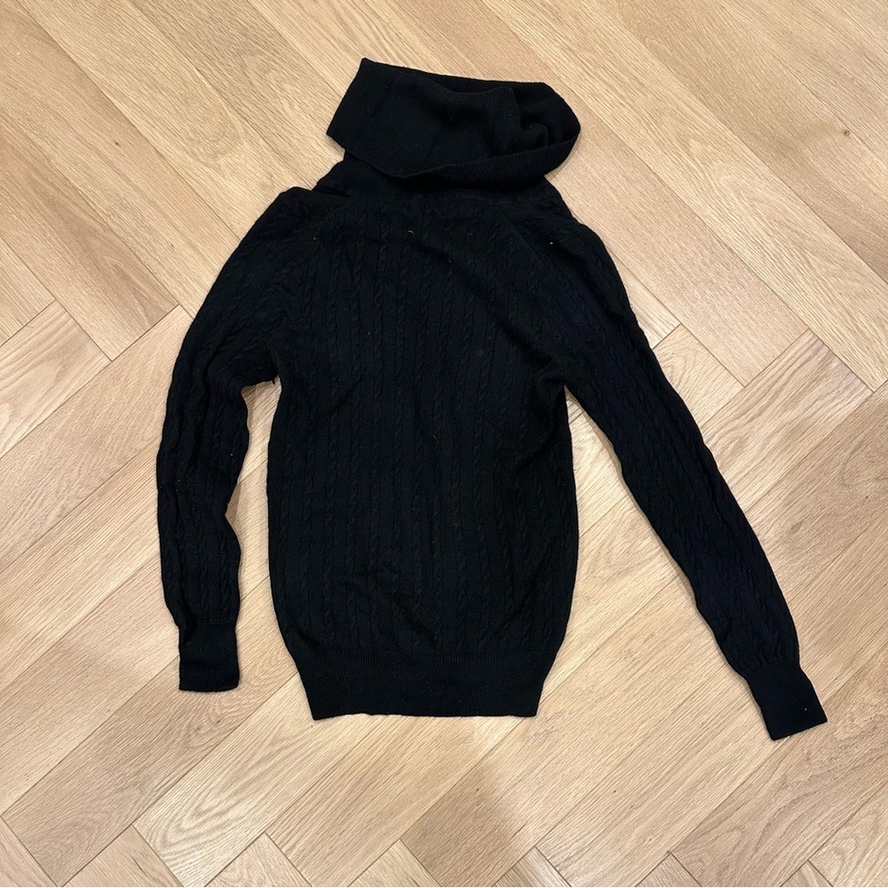 🖤 J.Crew 100% Cashmere Cable Knit Cowl Neck Sweater 🖤